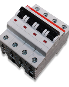 Circuit breaker S203M 3+N pole C25A 10KA